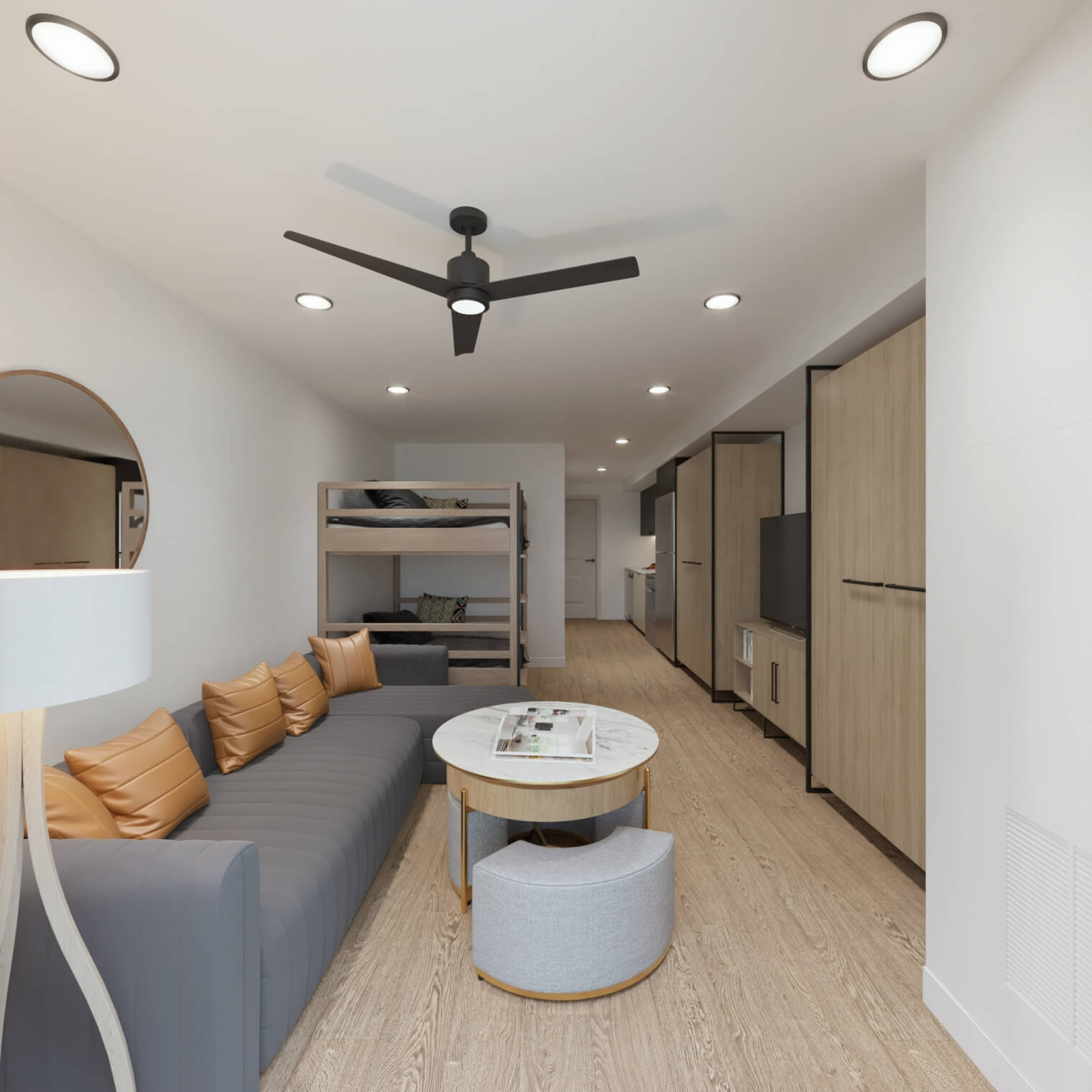 studio plans sb 1 op2 1 full bunk at the loop jackson hole apartments